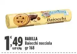 Rossotono Carrefour BARILLA Baiocchi nocciola offerta