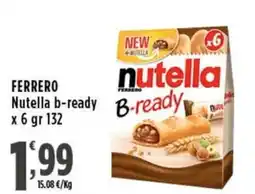 Rossotono Carrefour Nutella b-ready offerta
