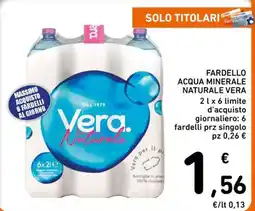 Spazio Conad Fardello Acqua Minerale Naturale Vera offerta