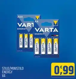 Ard Discount VARTA STILO/MINISTILO ENERGY offerta