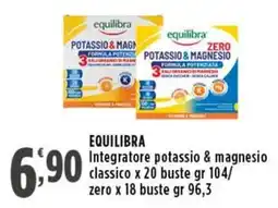 Rossotono Carrefour Equilibra Integratore potassio & magnesio offerta