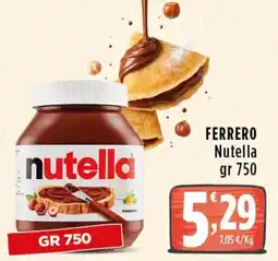 Rossotono Carrefour Nutella offerta