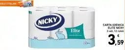 Spazio Conad Carta igienica Elite Nicky offerta