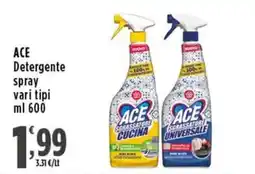 Rossotono Carrefour ACE Detergente spray offerta