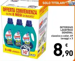 Spazio Conad Detersivo lavatrice General offerta