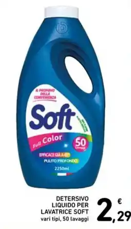 Spazio Conad Detersivo liquido per lavatrice Soft Full Color offerta