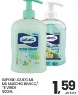 Eurospar SAPONE LIQUIDO MIL MIL MUSCHIO BIANCO offerta