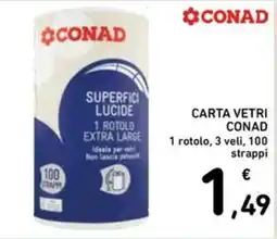 Spazio Conad CARTA VETRI CONAD offerta