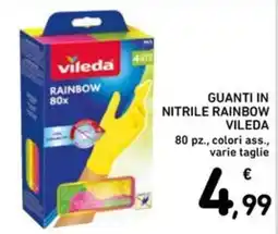 Spazio Conad Guanti in nitrile rainbow Vileda offerta