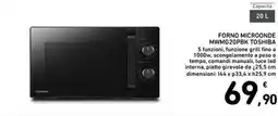 Spazio Conad FORNO MICROONDE MWMG20PBK TOSHIBA offerta