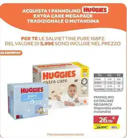 Bimbo Store Huggies pannolino extra care megapack offerta