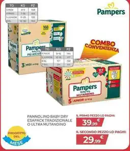 Bimbo Store Pampers Pannolino Baby Dry offerta
