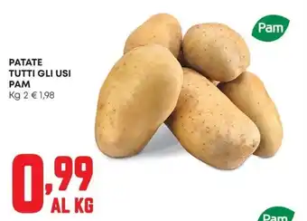 PATATE TUTTI GLI USI PAM