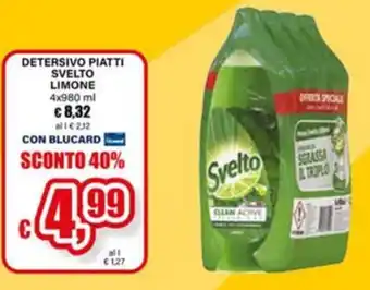 Il Gigante Detersivo piatti Svelto Limone offerta