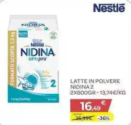 Bimbo Store Nestlé NIDINA OPTI pro 2 offerta