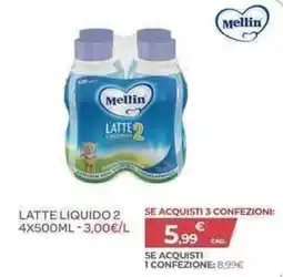 Bimbo Store Mellin Latte Liquido 2 offerta