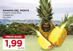 Alì Supermercati ANANAS DEL MONTE HONEYGLOW offerta