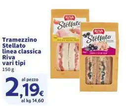 Sigma Tramezzino Stellato linea classica Riva offerta