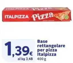 Sigma Base rettangolare per pizza Italpizza offerta