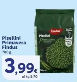 Sigma Pisellini Primavera Findus offerta