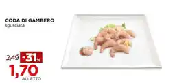 Alì Supermercati CODA DI GAMBERO sgusciata offerta