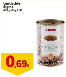 Sigma Lenticchie Sigma offerta