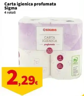 Sigma Carta igienica profumata Sigma offerta