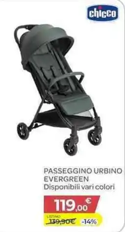 Bimbo Store Passeggino Urbino Evergreen chicco offerta