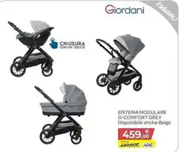 Bimbo Store Giordani SISTEMA MODULARE G-COMFORT GREY offerta