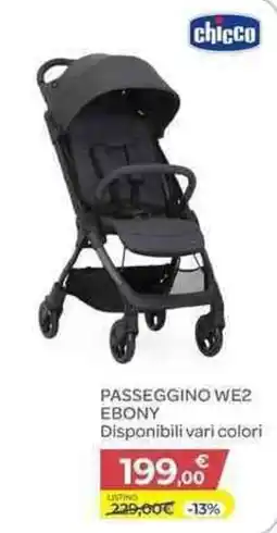 Bimbo Store PASSEGGINO WE2 EBONY chicco offerta