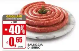 Il Gigante SALSICCIA DI SUINO offerta