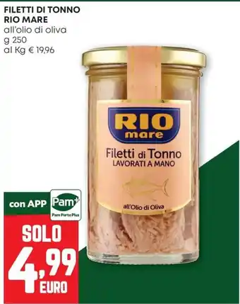 Pam Filetti di Tonno RIO MARE offerta