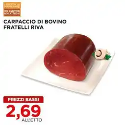 Alì Supermercati Carpaccio di Bovino Fratelli Riva offerta