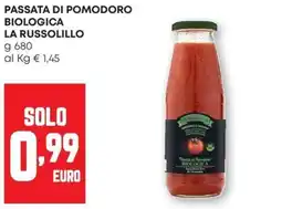 Pam Passata di Pomodoro Biologica La Russolillo offerta