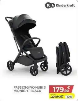 Bimbo Store PASSEGGINO NUBI 3 MIDNIGHT BLACK Kinderkraft offerta