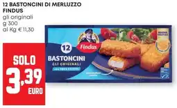 Pam Bastoncini di merluzzo Findus offerta