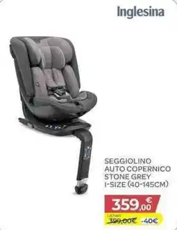 Bimbo Store Inglesina SEGGIOLINO AUTO COPERNICO STONE GREY offerta