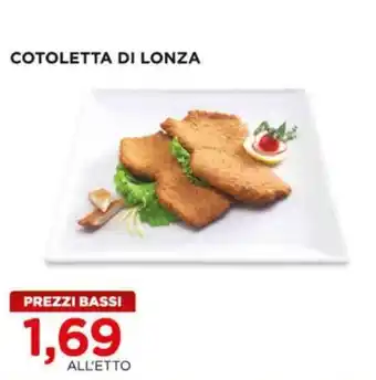 Alì Supermercati COTOLETTA DI LONZA offerta