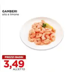 Alì Supermercati GAMBERI olio e limone offerta