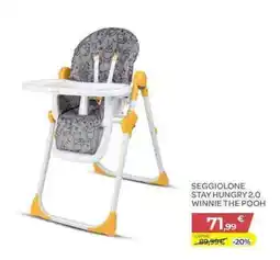 Bimbo Store SEGGIOLONE STAY HUNGRY 2.0 WINNIE THE POOH offerta