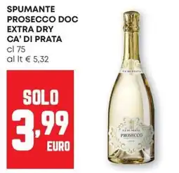 Pam Spumante Prosecco DOC Extra Dry Ca' Di Prata offerta