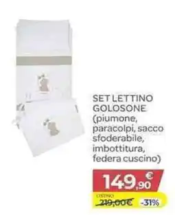 Bimbo Store SET LETTINO GOLOSONE offerta
