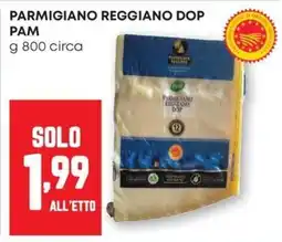 Pam PARMIGIANO REGGIANO DOP PAM offerta
