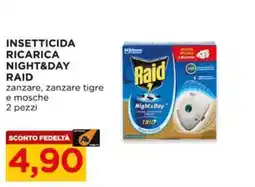 Alì Supermercati INSETTICIDA RICARICA NIGHT&DAY RAID offerta