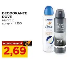 Alì Supermercati DEODORANTE DOVE assortito offerta