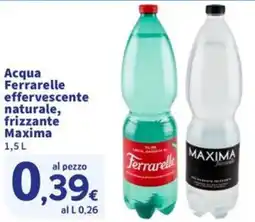 Sigma Acqua Ferrarelle effervescente naturale, frizzante Maxima offerta