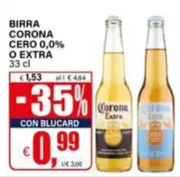 Il Gigante Birra Corona Cero 0,0% o Extra offerta