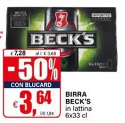 Il Gigante BIRRA BECK'S offerta