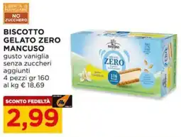 Alì Supermercati Biscotto Gelato Zero Mancuso offerta