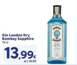 Sigma Gin London Dry Bombay Sapphire offerta